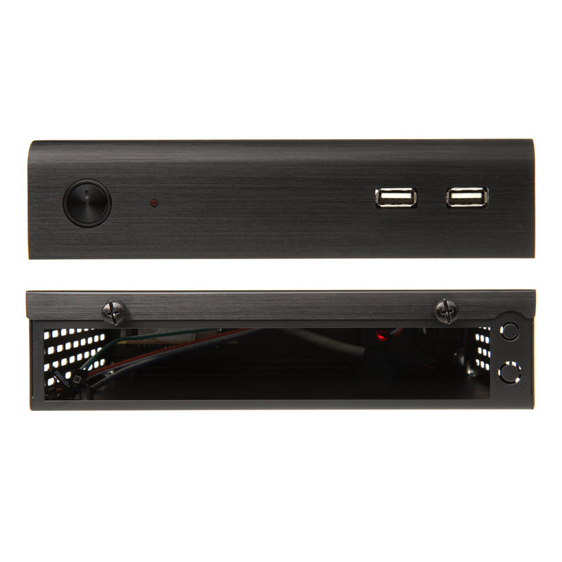 SilverStone SST-PT13B Petit Thin-Mini-ITX Gehäuse - schwarz