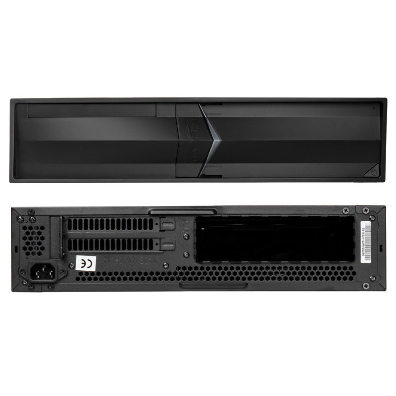 Silverstone RVZ02B HTPC Noir / Panneau latéral en acrylique transparent, panneau avant USB 3.2 Gen 1 Type-A