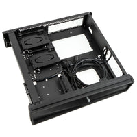 Silverstone RVZ02B HTPC Noir / Panneau latéral en acrylique transparent, panneau avant USB 3.2 Gen 1 Type-A