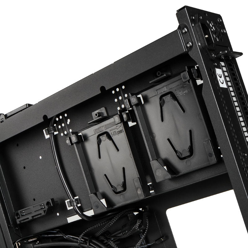 Silverstone RVZ02B HTPC Noir / Panneau latéral en acrylique transparent, panneau avant USB 3.2 Gen 1 Type-A