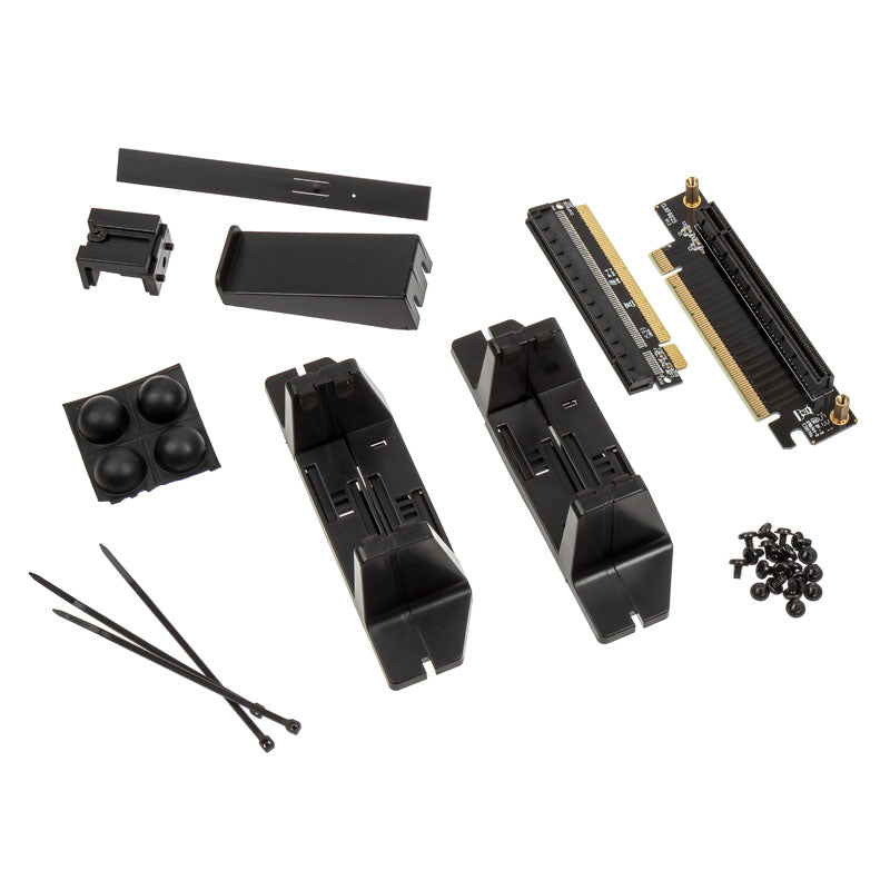 Silverstone RVZ02B HTPC Noir / Panneau latéral en acrylique transparent, panneau avant USB 3.2 Gen 1 Type-A
