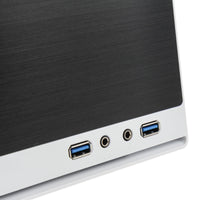 Silverstone SG13 Mini-ITX Tower Blanc / Noir avec panneau avant USB 3.2 Gen 1 Type-A