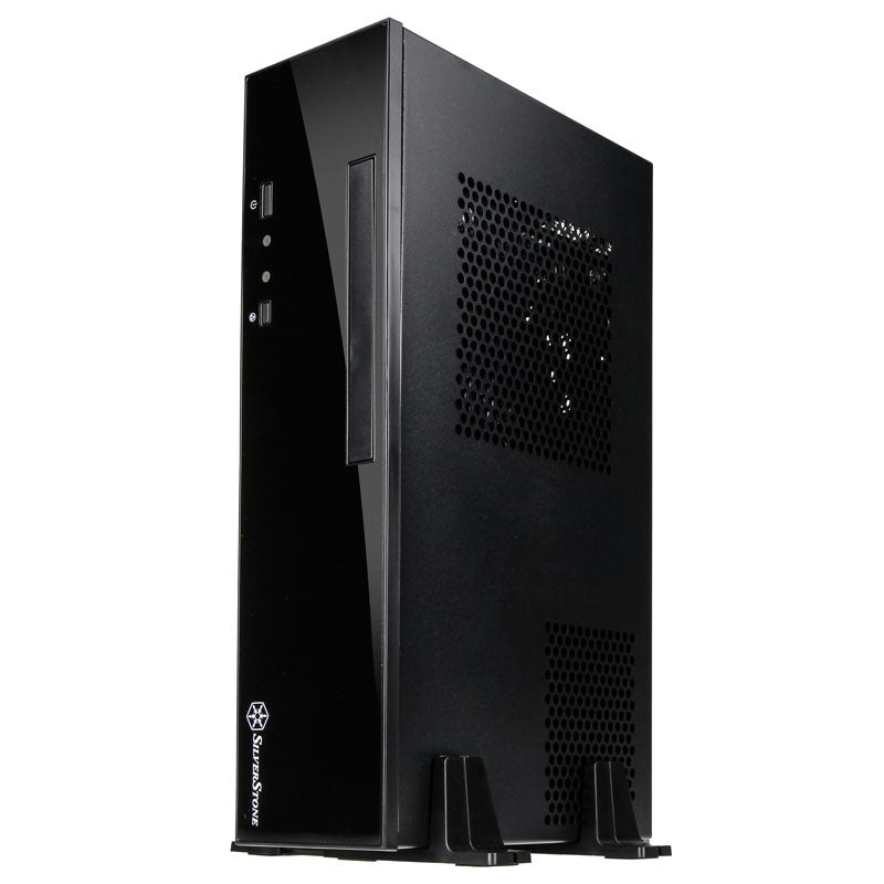 SilverStone SST-ML09B Milo HTPC Gehäuse - schwarz