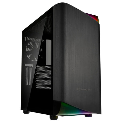 Silverstone Seta A1 Midi-Tower, Tempered Glass schwarz
