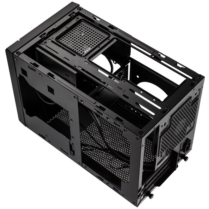 Silverstone SUGO 14 Mini-ITX Desktop Black / Yellow with USB 3.2 Gen 1 Type-A and USB 2.0 Type-A