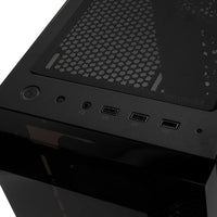 Silverstone FARA R1 PRO ATX Mid Tower Black with Tempered Glass Side Panel and USB 3.2 Gen 1 Type-A USB 2.0 Type-A