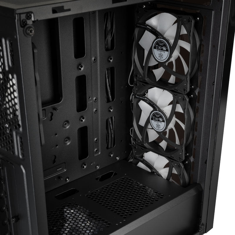 Silverstone FARA R1 PRO ATX Mid Tower Black with Tempered Glass Side Panel and USB 3.2 Gen 1 Type-A USB 2.0 Type-A