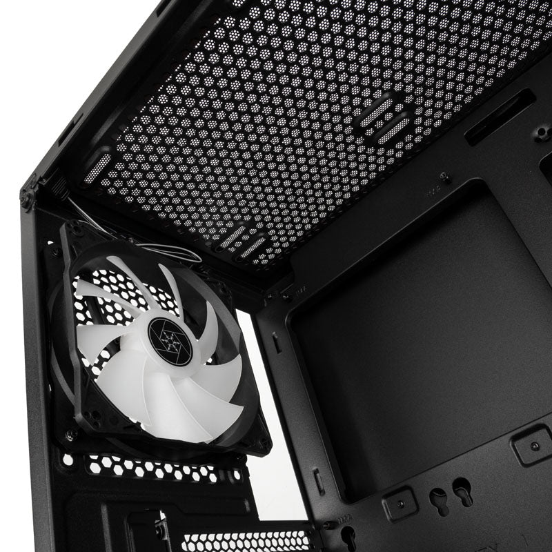 Silverstone FARA R1 PRO ATX Mid Tower Black with Tempered Glass Side Panel and USB 3.2 Gen 1 Type-A USB 2.0 Type-A