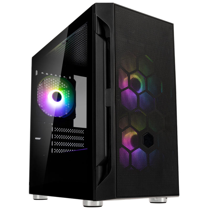 SilverStone Fara H1M PRO Micro-ATX Gehäuse, ARGB - schwarz