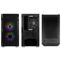 Silverstone FARA H1M PRO MicroATX Mini Tower Black Tempered Glass