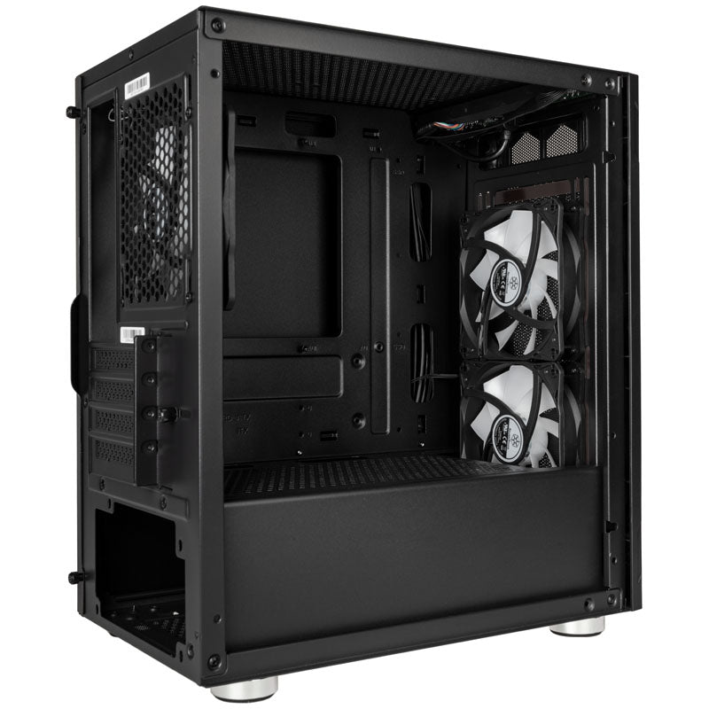 Silverstone FARA H1M PRO MicroATX Mini Tower Black Tempered Glass