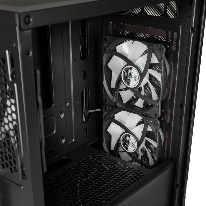 Silverstone FARA H1M PRO MicroATX Mini Tower Black Tempered Glass