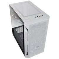 Silverstone FARA H1M MicroATX Mini Tour Blanc Panneau latéral en verre trempé