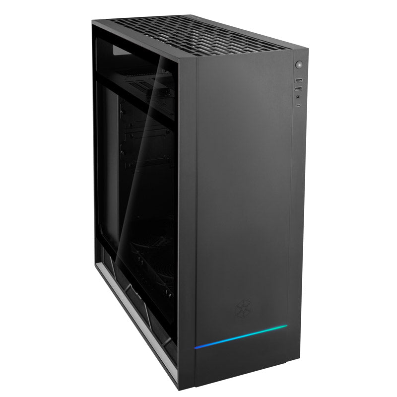 SilverStone Alta F1 Midi-Tower, Tempered Glass - schwarz