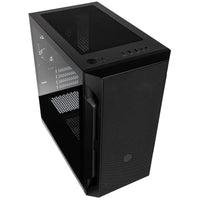 Silverstone FARA H1M Micro ATX Mini Tower Black with Tempered Glass Side Panel and USB 3.2 Gen 1 Type-A, USB 2.0 Type-A