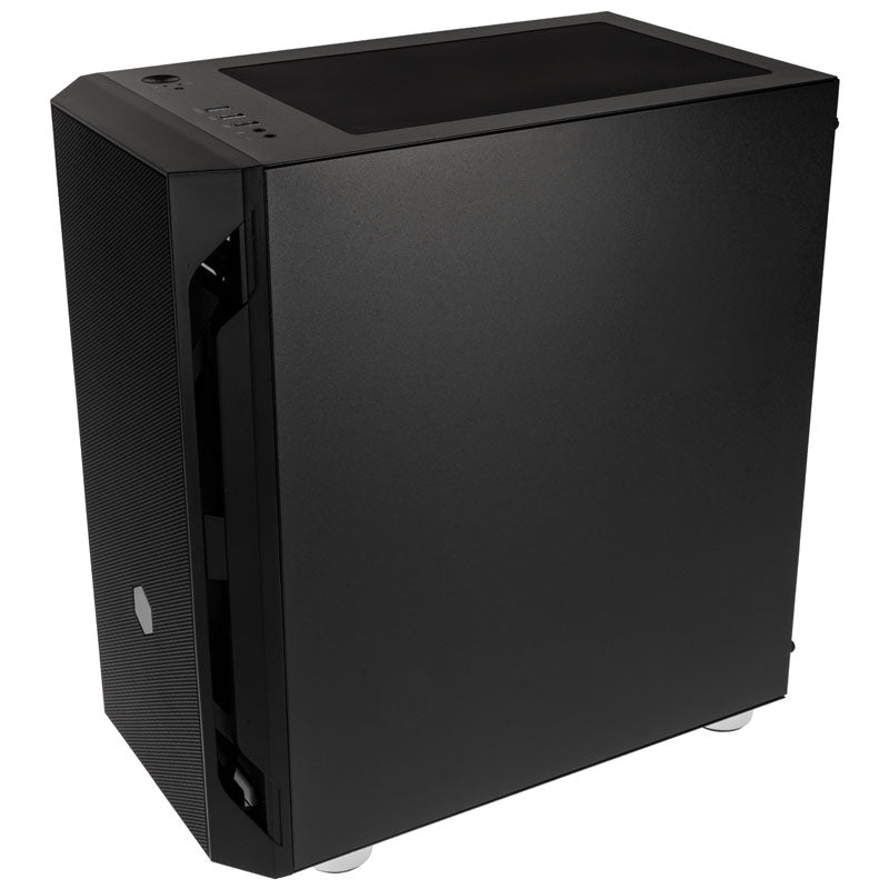 Silverstone FARA H1M Micro ATX Mini Tower Black with Tempered Glass Side Panel and USB 3.2 Gen 1 Type-A, USB 2.0 Type-A