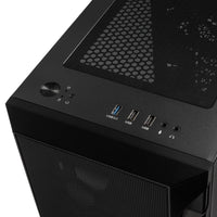 Silverstone FARA H1M Micro ATX Mini Tower Black with Tempered Glass Side Panel and USB 3.2 Gen 1 Type-A, USB 2.0 Type-A
