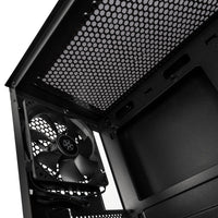 Silverstone FARA H1M Micro ATX Mini Tower Black with Tempered Glass Side Panel and USB 3.2 Gen 1 Type-A, USB 2.0 Type-A