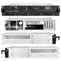 SilverStone RM21-304 Rackmount Server Gehäuse, 2U, Micro-ATX - schwarz