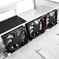 SilverStone RM21-304 Rackmount Server Gehäuse, 2U, Micro-ATX - schwarz