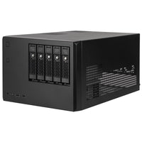 Silverstone CS351 Micro ATX Desktop Black with USB 3.2 Gen 2 Type-C and USB 3.2 Gen 1 Type-A