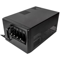 Silverstone CS351 Micro ATX Desktop Black with USB 3.2 Gen 2 Type-C and USB 3.2 Gen 1 Type-A