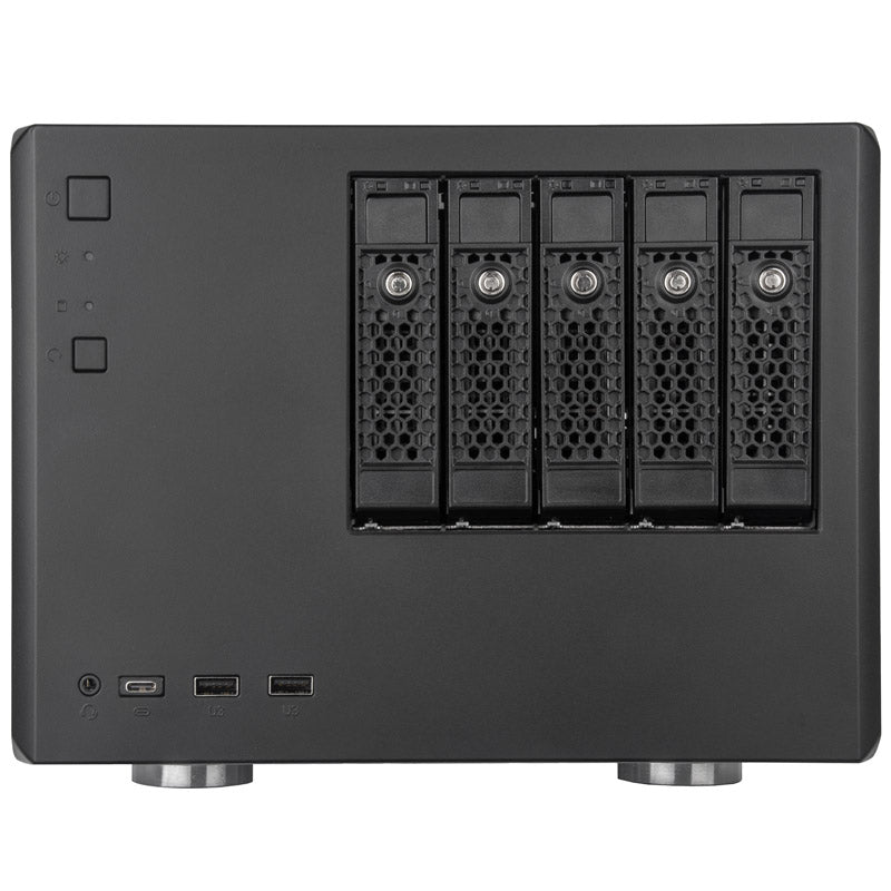 Silverstone CS351 Micro ATX Desktop Black with USB 3.2 Gen 2 Type-C and USB 3.2 Gen 1 Type-A