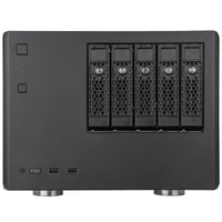 Silverstone CS351 Micro ATX Desktop Black with USB 3.2 Gen 2 Type-C and USB 3.2 Gen 1 Type-A