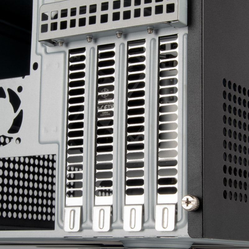 Silverstone CS351 Micro ATX Desktop Black with USB 3.2 Gen 2 Type-C and USB 3.2 Gen 1 Type-A