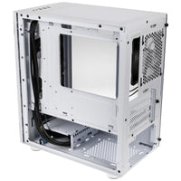 Silverstone FARA H1M PRO Micro ATX Mini Tour Blanc/Noir Panneau latéral en verre trempé