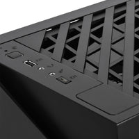 Silverstone Lucid LD03-AF Mini-ITX Tower Black with Tempered Glass Side Panel and USB 3.2 Gen 2 Type-C, USB 3.2 Gen 1 Type-A