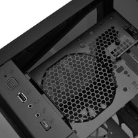 Silverstone Lucid LD03-AF Mini-ITX Tower Black with Tempered Glass Side Panel and USB 3.2 Gen 2 Type-C, USB 3.2 Gen 1 Type-A