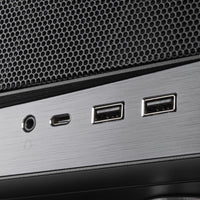 SilverStone SST-GD11B - Grandia Airflow Desktop - schwarz