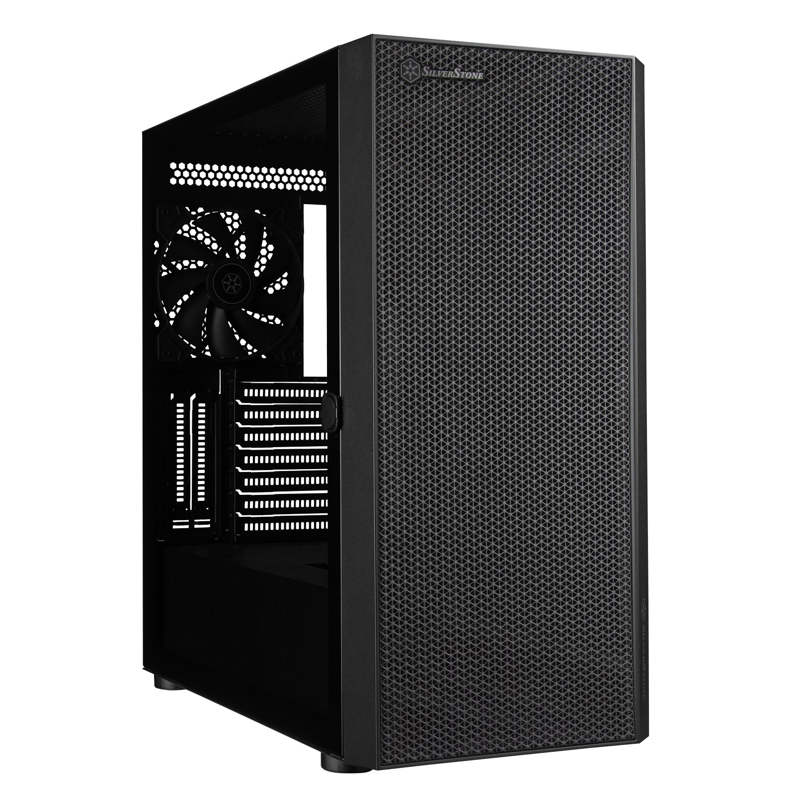 SilverStone SST-SEH1B-G - SETA H1 Midi-Tower, Tempered Glass - schwarz