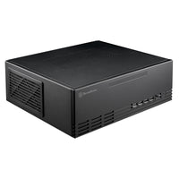 Silverstone MILO 11 Micro ATX Desktop Black / Silver with USB 3.2 Gen 1 Type-A and USB 2.0 Type-A