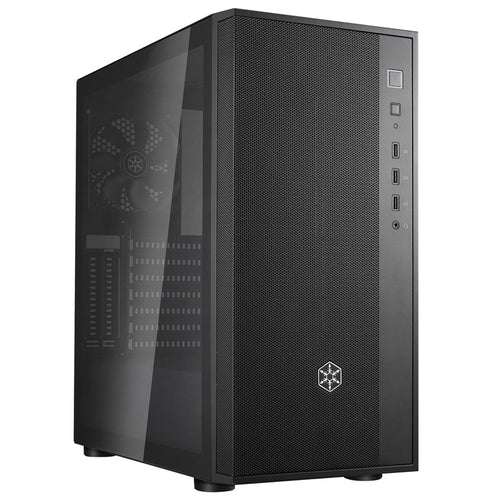 SilverStone Fara R1 V2 Midi-Tower, Tempered Glas - schwarz