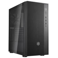 Silverstone FARA 512Z ATX Mid Tower Black with Tempered Glass Side Panel and USB 3.2 Gen 2 Type-C USB 3.2 Gen 1 Type-A