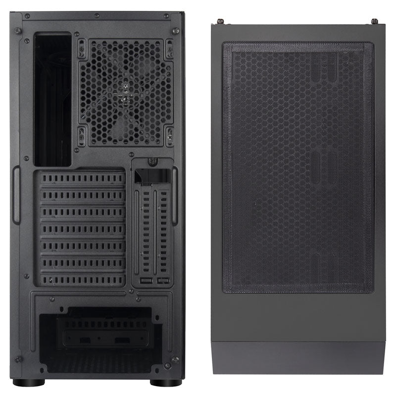 Silverstone FARA 512Z ATX Mid Tower Black with Tempered Glass Side Panel and USB 3.2 Gen 2 Type-C USB 3.2 Gen 1 Type-A