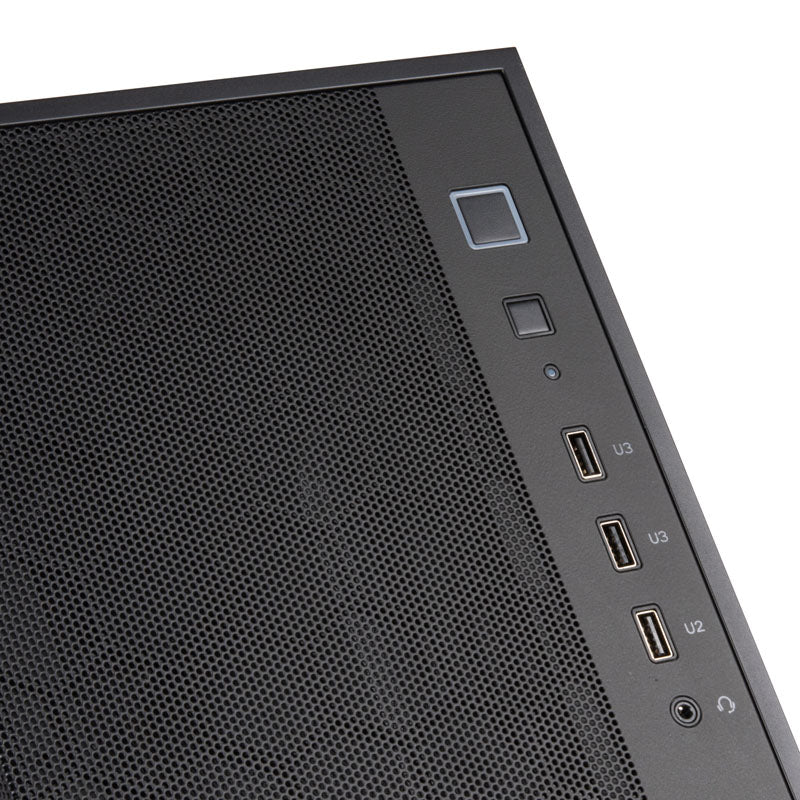 Silverstone FARA 512Z ATX Mid Tower Black with Tempered Glass Side Panel and USB 3.2 Gen 2 Type-C USB 3.2 Gen 1 Type-A