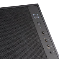 Silverstone FARA 512Z ATX Mid Tower Black with Tempered Glass Side Panel and USB 3.2 Gen 2 Type-C USB 3.2 Gen 1 Type-A