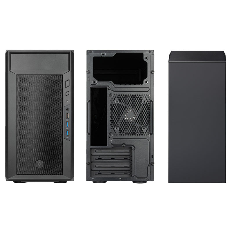 SilverStone Fara R311 Micro-ATX-Gehäuse - schwarz