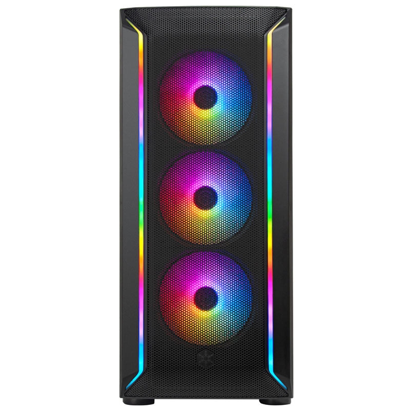 SilverStone Fara 511Z Midi-Tower, Tempered Glass - schwarz