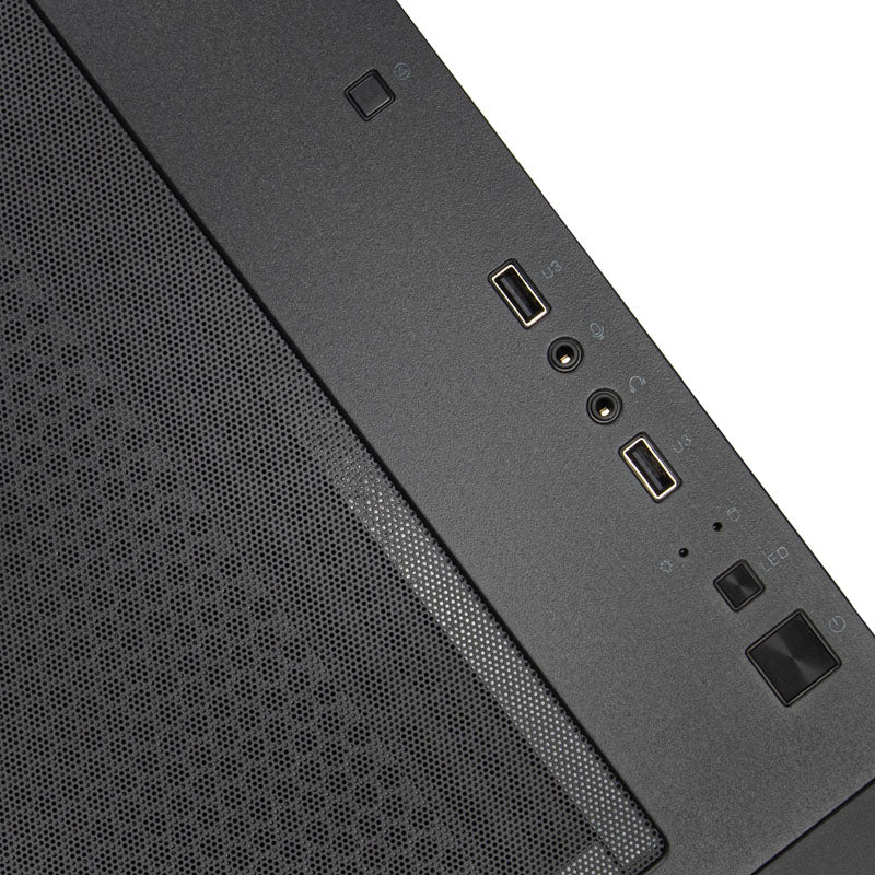 Silverstone FARA 312Z Micro ATX Mini Tower Black with Tempered Glass Side Panel and USB 3.2 Gen 1 Type-A