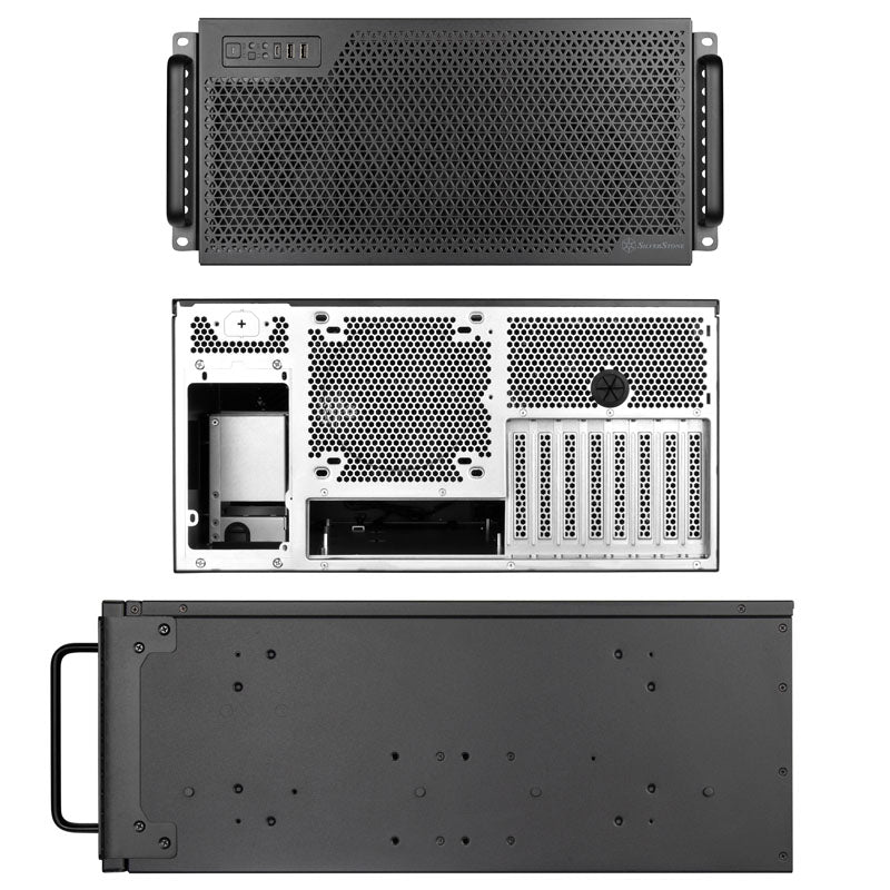 Silverstone RM52 ATX Full Tower Noir avec USB 3.2 Gen 2 Type-C et USB 3.2 Gen 1 Type-A