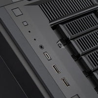 Silverstone CS382 ATX Mid Tower Black with USB 3.2 Gen 2 Type-C and USB 3.2 Gen 1 Type-A