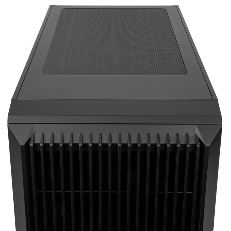 Silverstone CS382 ATX Mid Tower Black with USB 3.2 Gen 2 Type-C and USB 3.2 Gen 1 Type-A