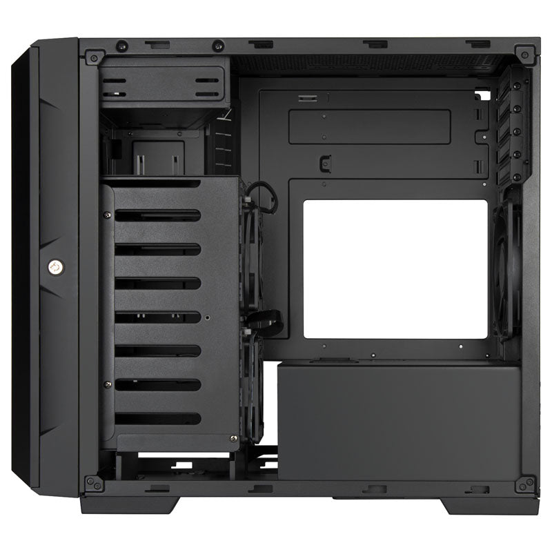 Silverstone CS382 ATX Mid Tower Black with USB 3.2 Gen 2 Type-C and USB 3.2 Gen 1 Type-A