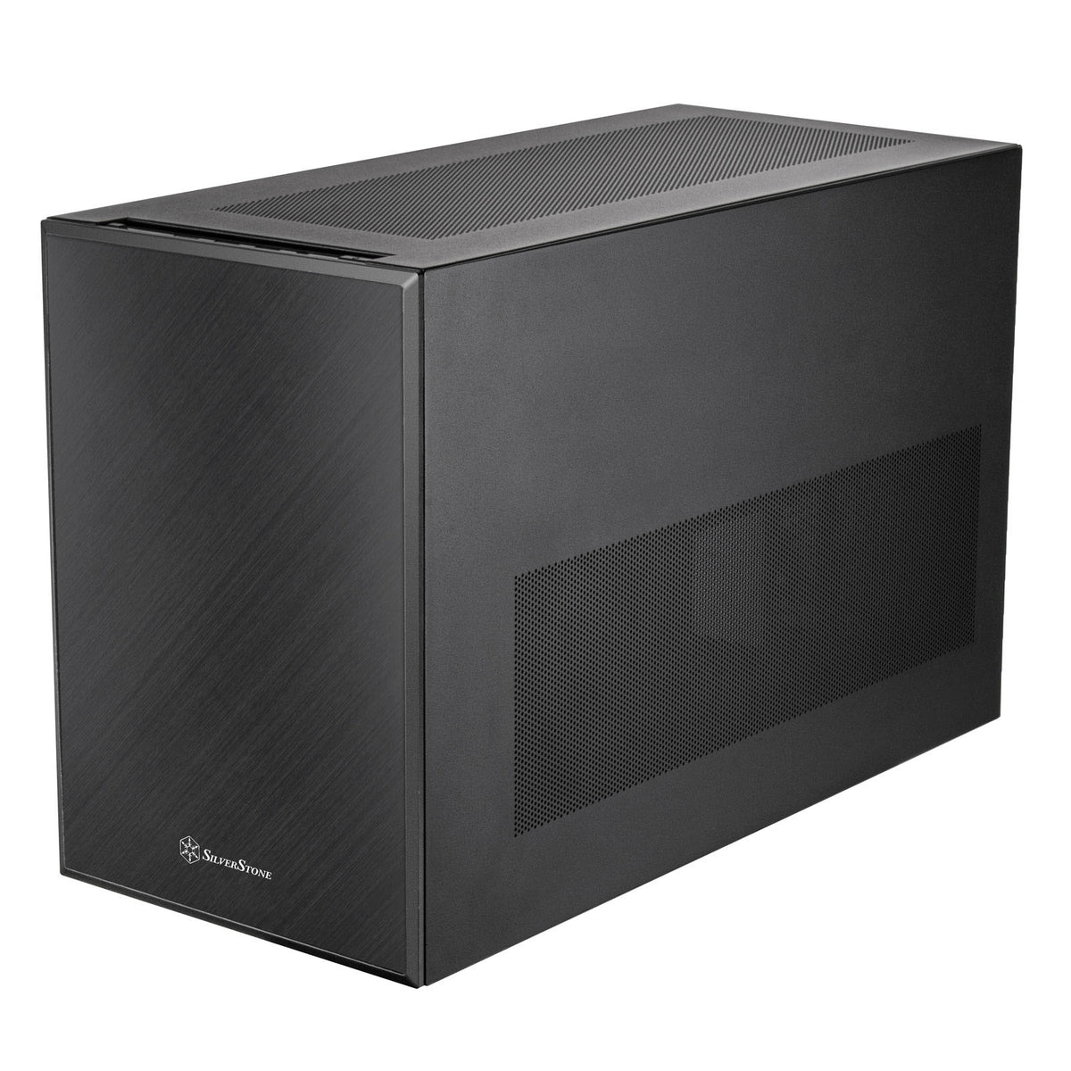 Silverstone SUGO 17 Micro ATX Desktop Black Mesh Side Panel, USB 3.2 Gen 2 Type-C, USB 3.2 Gen 1 Type-A