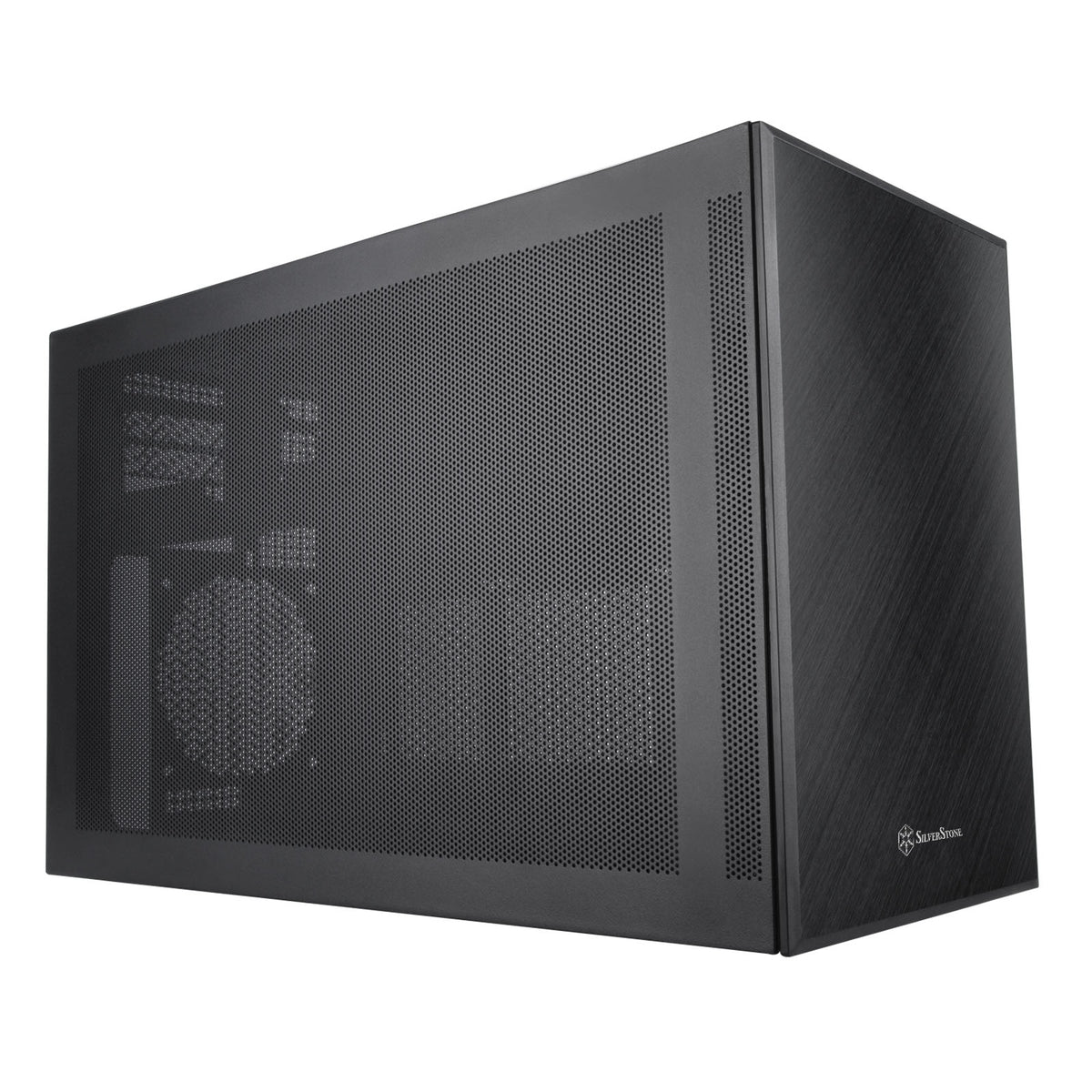 Silverstone SUGO 17 Micro ATX Desktop Black Mesh Side Panel, USB 3.2 Gen 2 Type-C, USB 3.2 Gen 1 Type-A