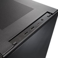 Silverstone SUGO 17 Micro ATX Desktop Black Mesh Side Panel, USB 3.2 Gen 2 Type-C, USB 3.2 Gen 1 Type-A